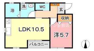 コーポL・I・Bの物件間取画像